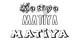 Coloriage Matiya