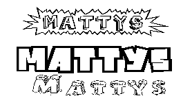Coloriage Mattys