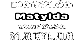 Coloriage Matylda