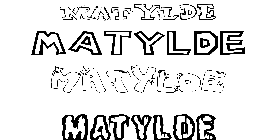 Coloriage Matylde