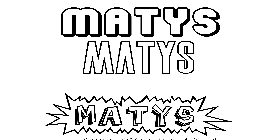 Coloriage Matys