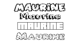 Coloriage Maurine