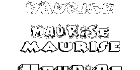 Coloriage Maurise