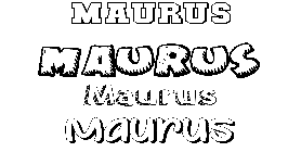 Coloriage Maurus