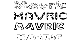 Coloriage Mavric