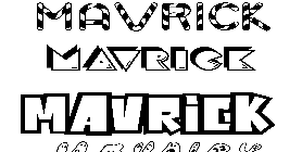 Coloriage Mavrick