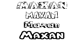 Coloriage Maxan