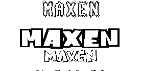 Coloriage Maxen