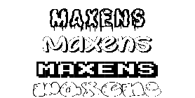 Coloriage Maxens