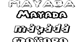 Coloriage Mayada