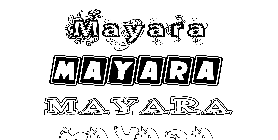 Coloriage Mayara