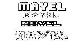 Coloriage Mayel