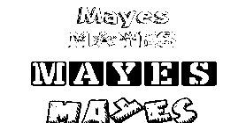 Coloriage Mayes