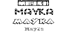 Coloriage Mayka