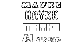 Coloriage Mayke