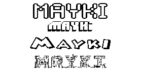 Coloriage Mayki