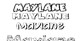 Coloriage Maylane