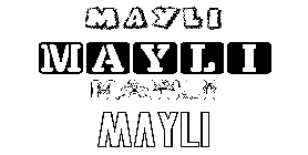 Coloriage Mayli