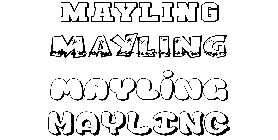 Coloriage Mayling