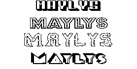 Coloriage Maylys