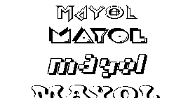 Coloriage Mayol