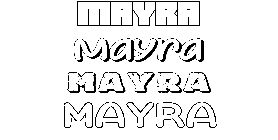 Coloriage Mayra