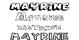 Coloriage Mayrine