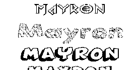 Coloriage Mayron
