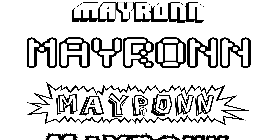 Coloriage Mayronn