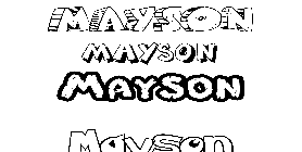 Coloriage Mayson