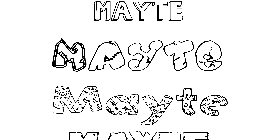 Coloriage Mayte
