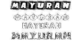 Coloriage Mayuran