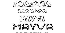 Coloriage Mayva