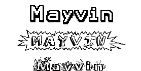 Coloriage Mayvin
