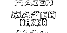 Coloriage Mazen