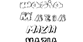 Coloriage Mazia