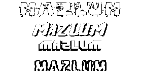 Coloriage Mazlum