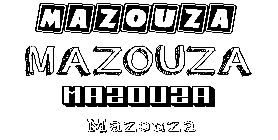 Coloriage Mazouza
