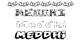 Coloriage Meddhi