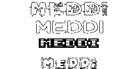 Coloriage Meddi