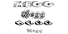 Coloriage Megg