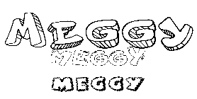 Coloriage Meggy