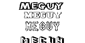 Coloriage Meguy