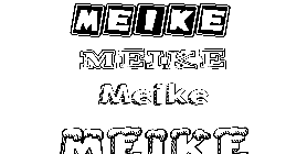 Coloriage Meike