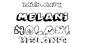 Coloriage Melani