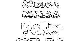 Coloriage Melba