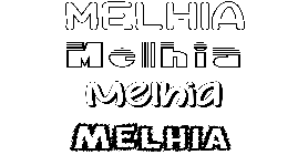 Coloriage Melhia