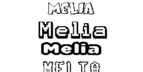 Coloriage Melia