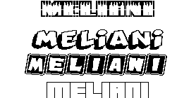 Coloriage Meliani