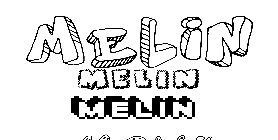 Coloriage Melin